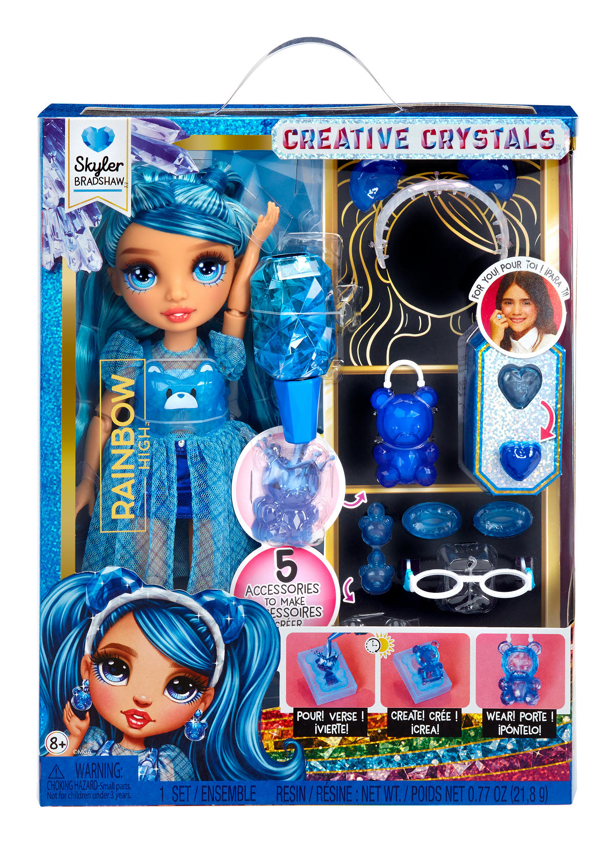 Rainbow High Crystal Fashion Doll- Skyler