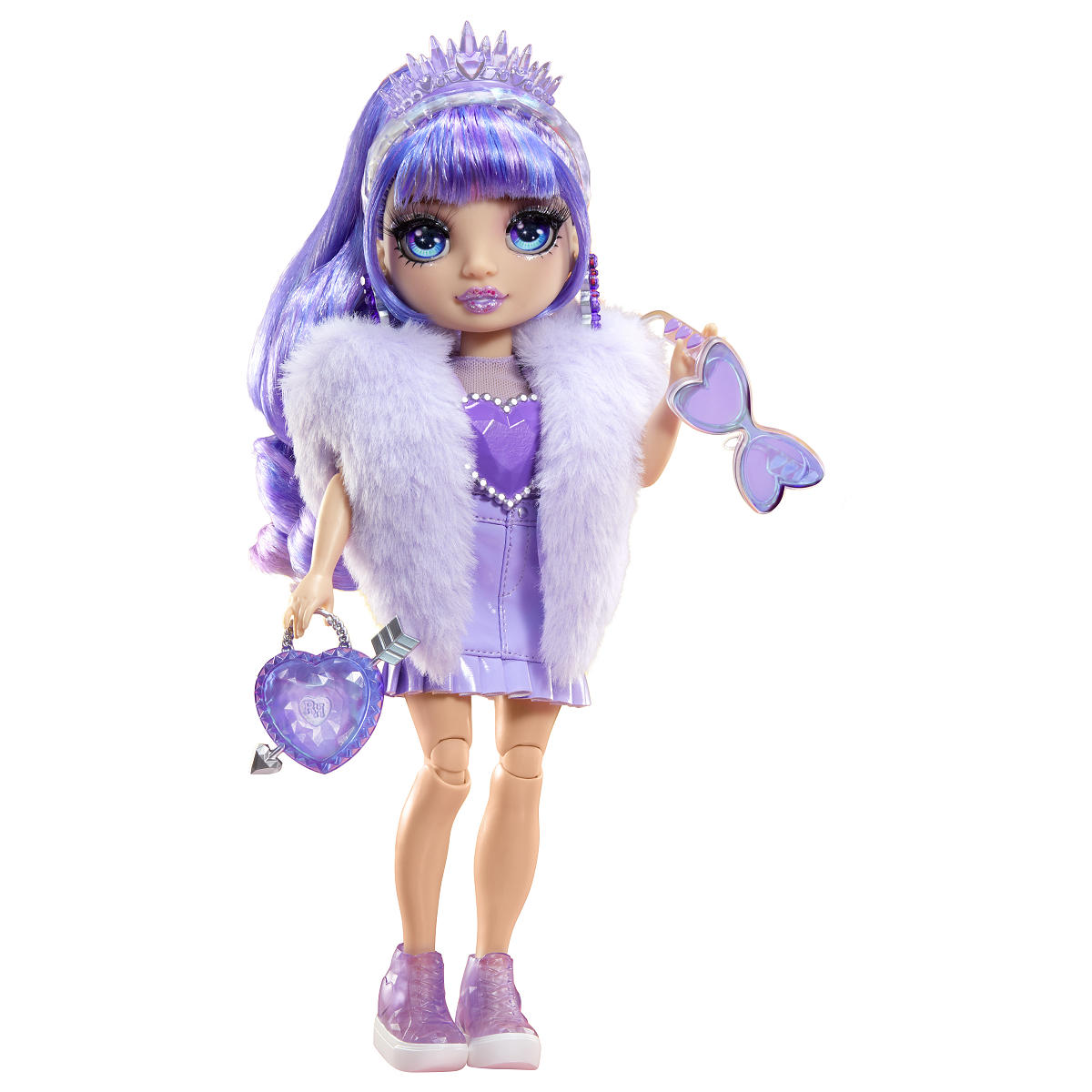 Rainbow High Crystal Fashion Doll- Violet