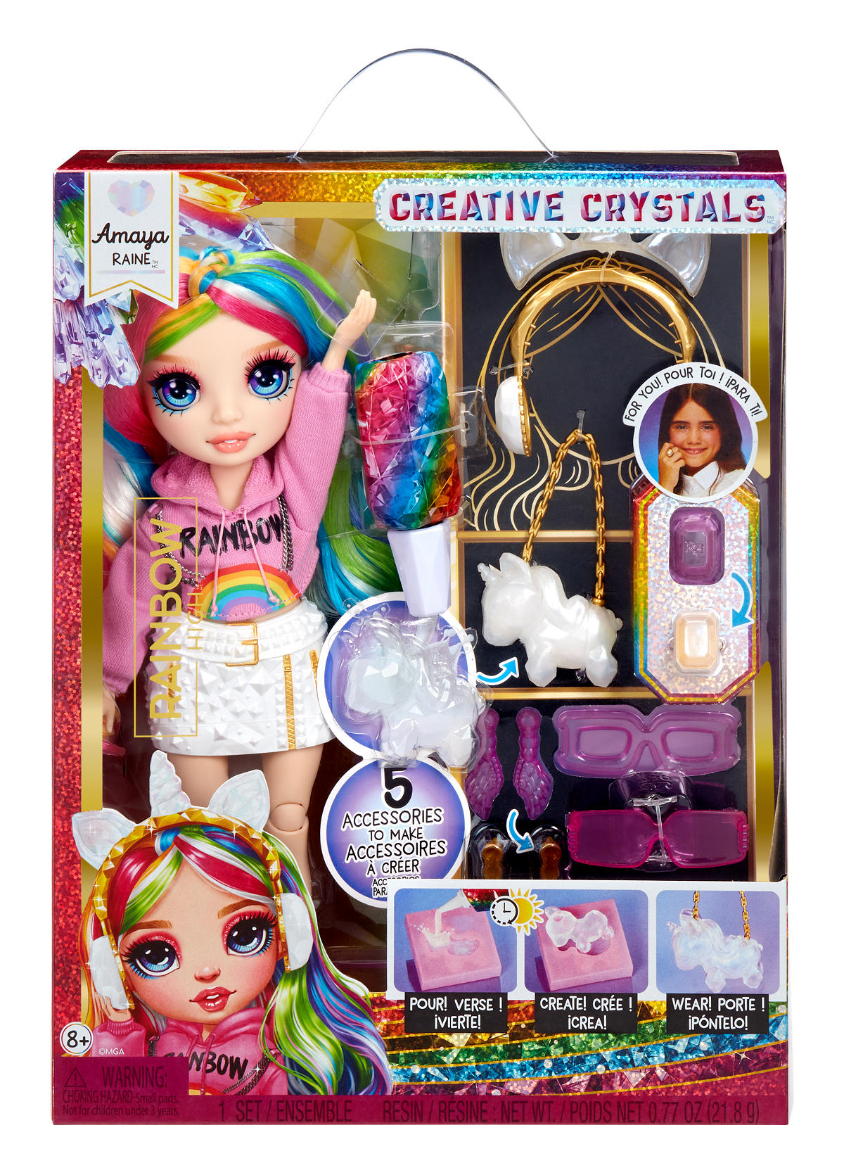 Rainbow High Crystal Fashion Doll- Amaya