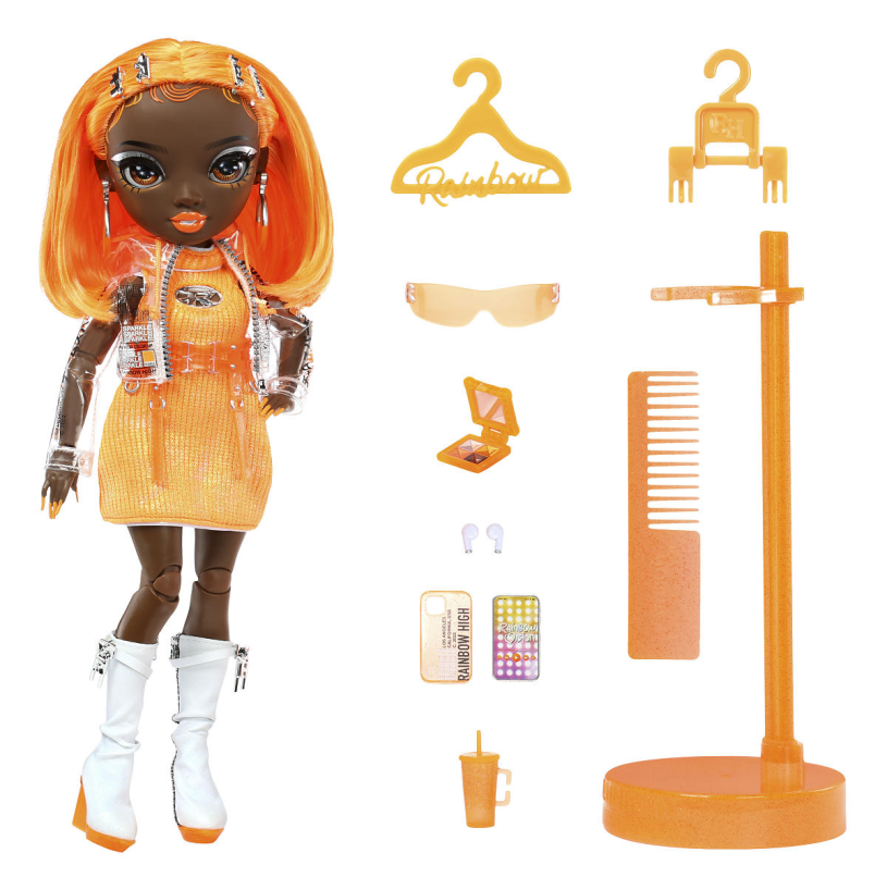 Rainbow High S23 Fashion Doll - Michelle St. Charles (Orange