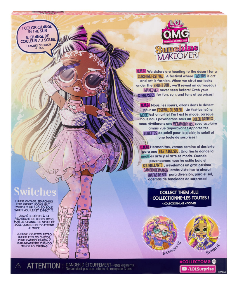 L.O.L. Surprise OMG Sunshine Makeover - Switches
