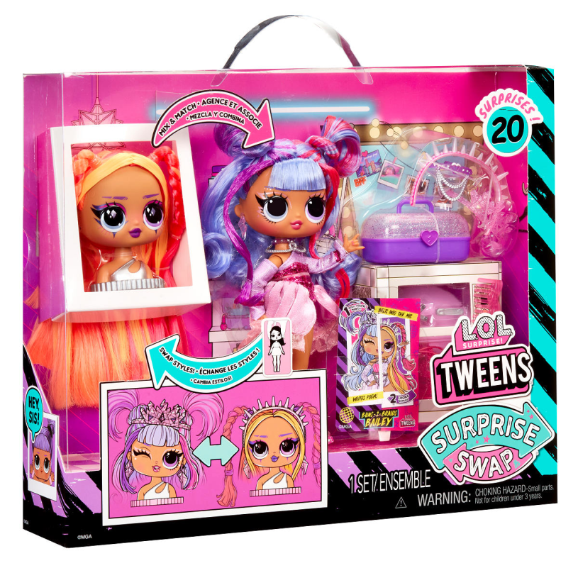 L.O.L. Surprise Surprise Swap Doll- Buns 2 Braids Bailey