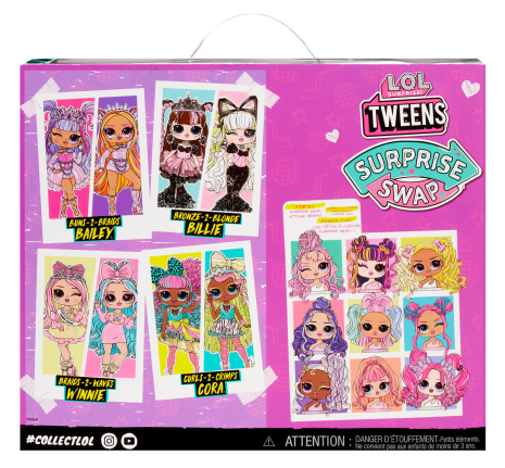 L.O.L. Surprise Surprise Swap Doll- Buns 2 Braids Bailey
