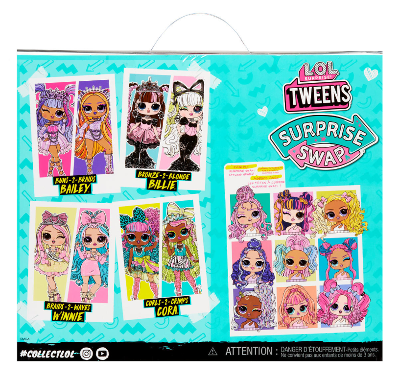 L.O.L. Surprise Surprise Swap Doll- Curls 2 Crimps Cora