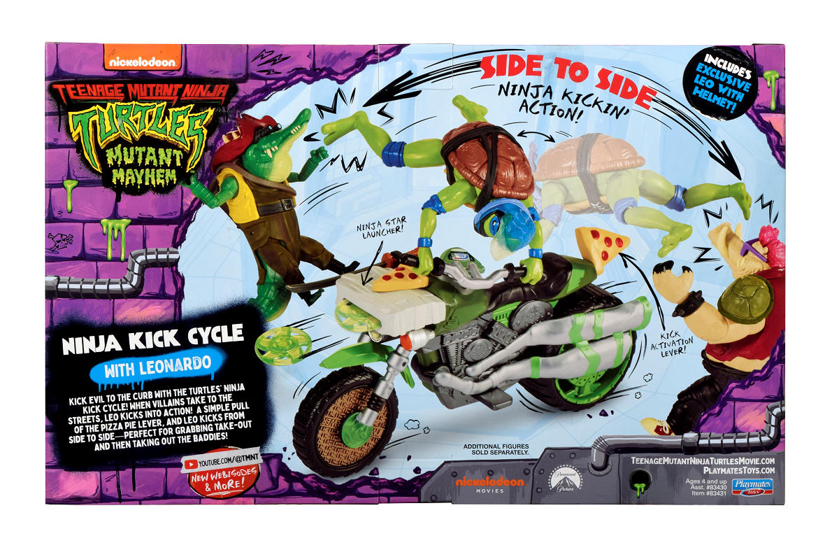 TMNT Mutant Mayhem Ninja Kick motor