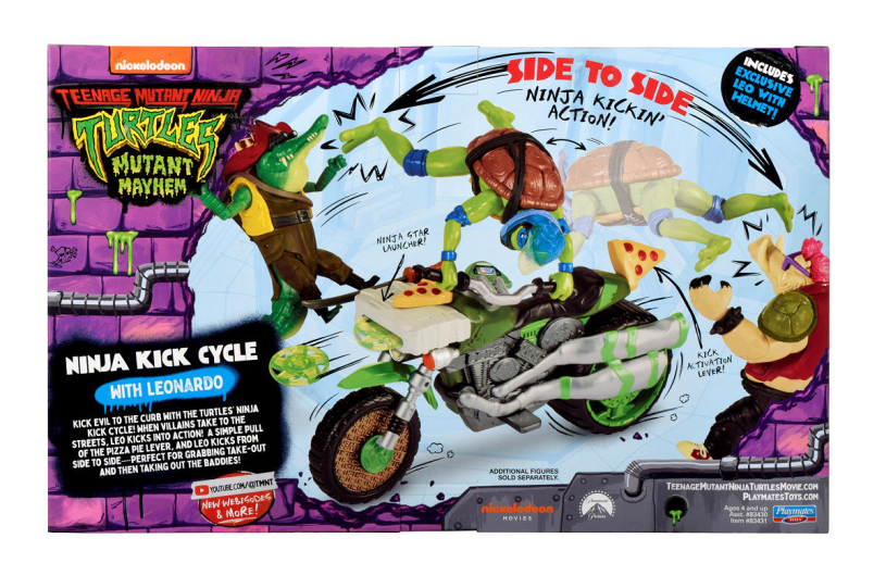 TMNT Mutant Mayhem Ninja Kick motor