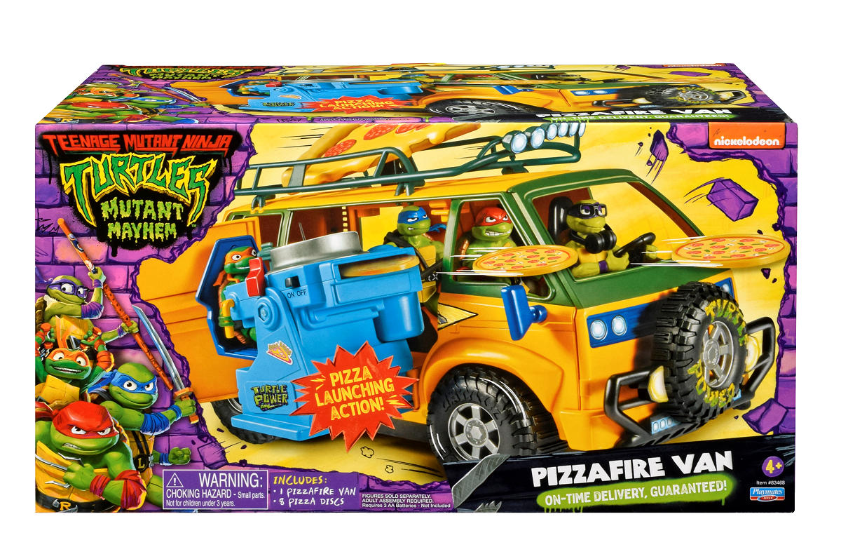 TMNT Mutant Mayhem Pizza Fire Van