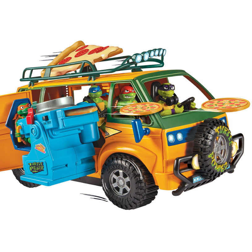 TMNT Mutant Mayhem Pizza Fire Van