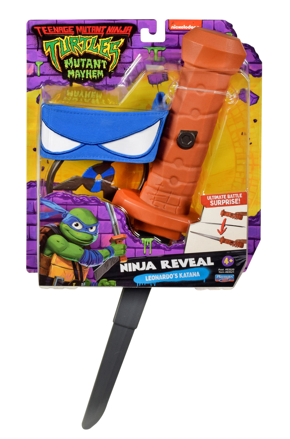 TMNT Mutant Mayhem Ninja Reveal set - Leonardo