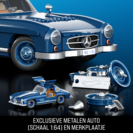 Mattel Brick Shop Hot Wheels Mercedes-Benz 300 SL