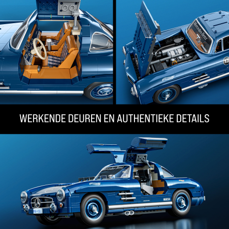Mattel Brick Shop Hot Wheels Mercedes-Benz 300 SL