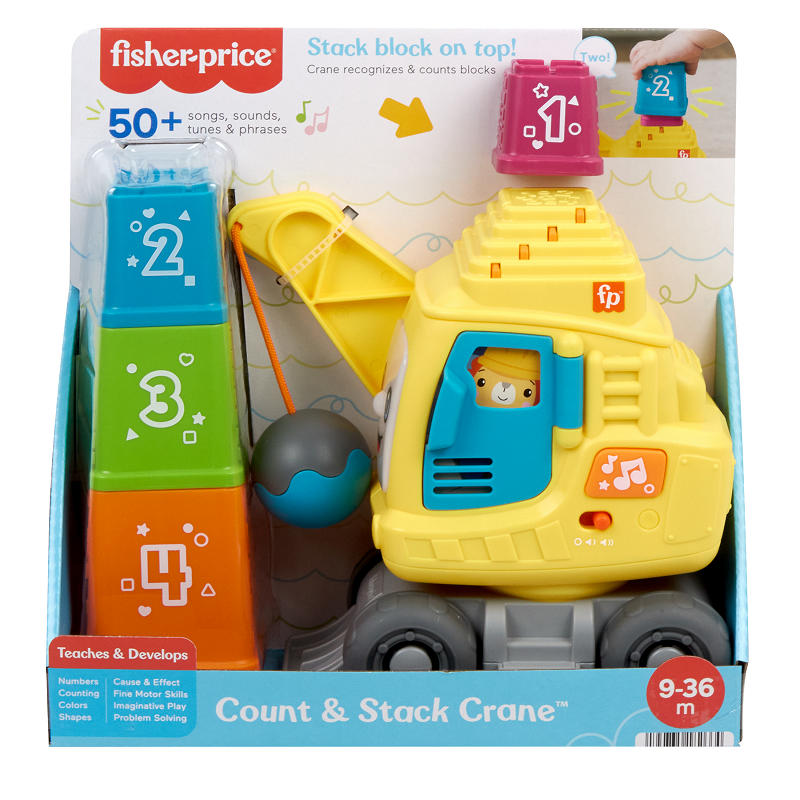 Fisher-Price Tel- en Stapelkraan