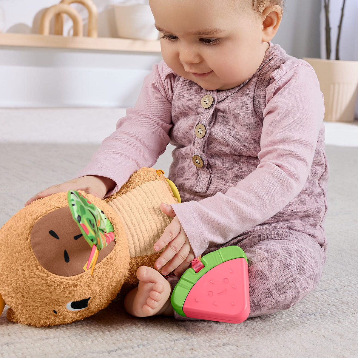 Fisher Price Snackende Capibara Knuffel