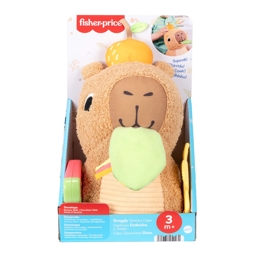 Fisher Price Snackende Capibara Knuffel
