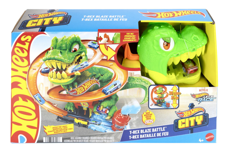 Hot Wheels T-Rex Vurig Gevecht