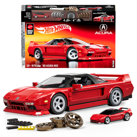 Mattel Brick Shop Hot Wheels '90 Acura NSX