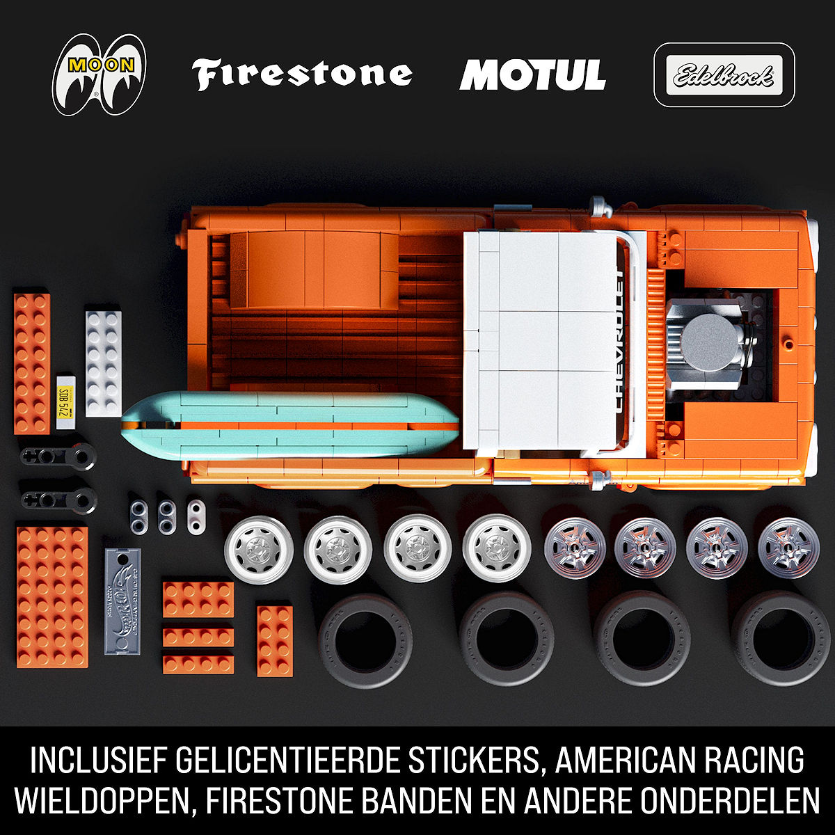 Mattel Brick Shop Hot Wheels Custom '62 Chevy Pickup