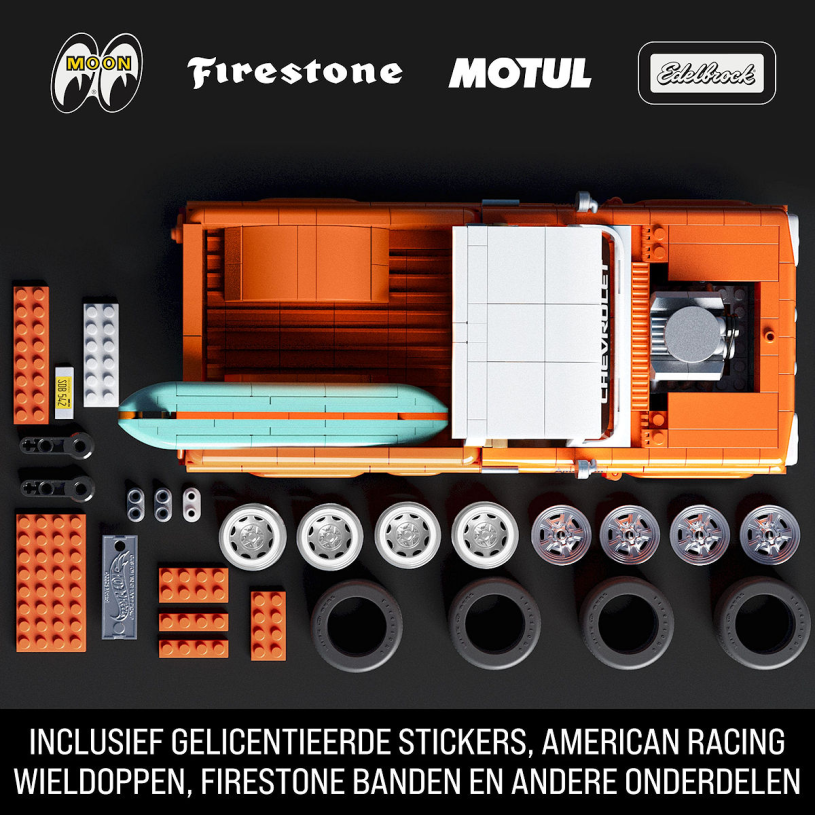 Mattel Brick Shop Hot Wheels Custom '62 Chevy Pickup