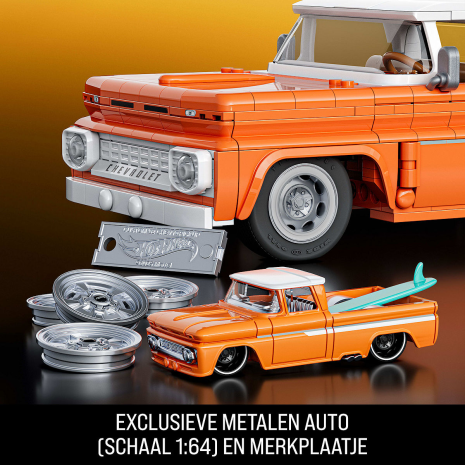 Mattel Brick Shop Hot Wheels Custom '62 Chevy Pickup