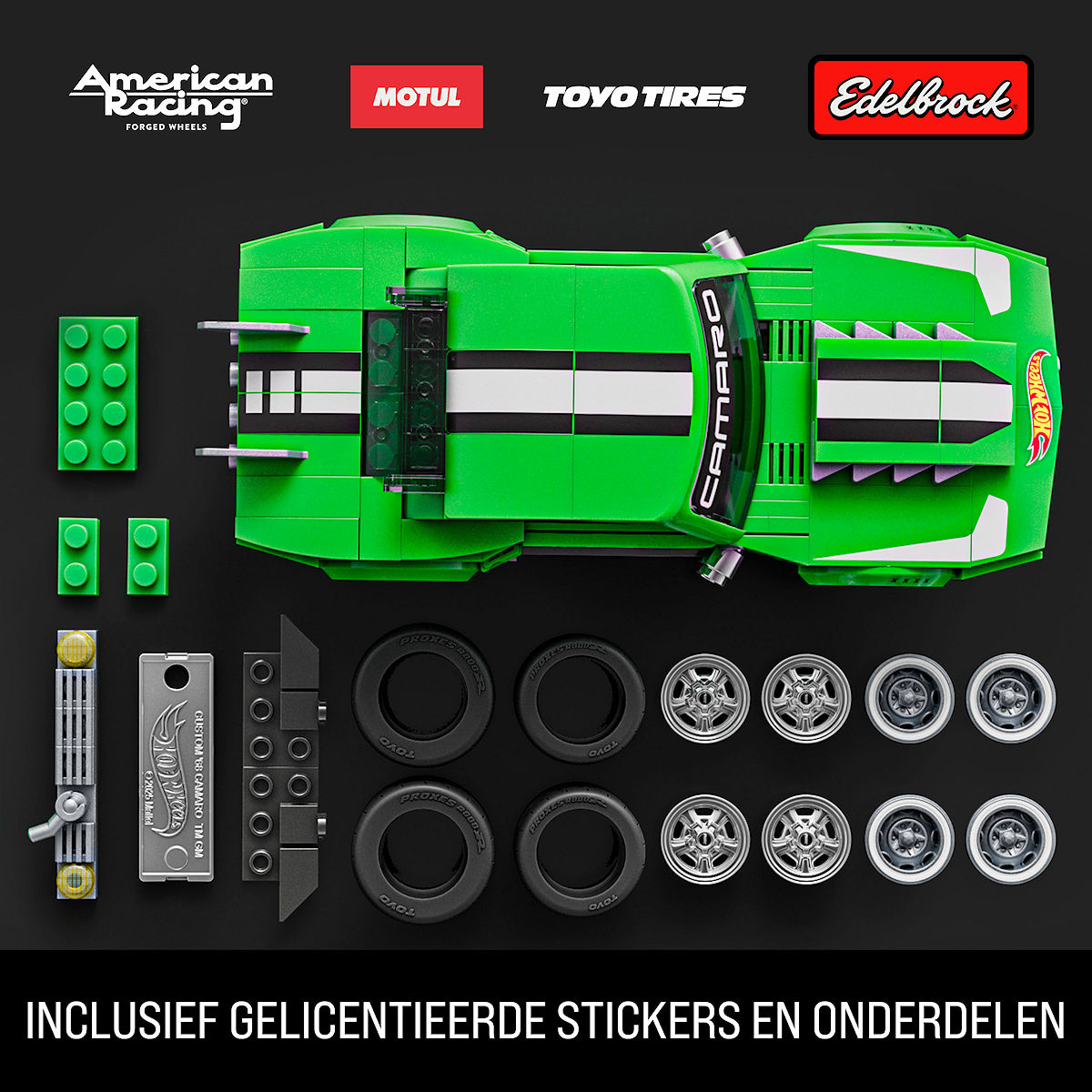 Mattel Brick Shop Hot Wheels Custom '68 Camaro