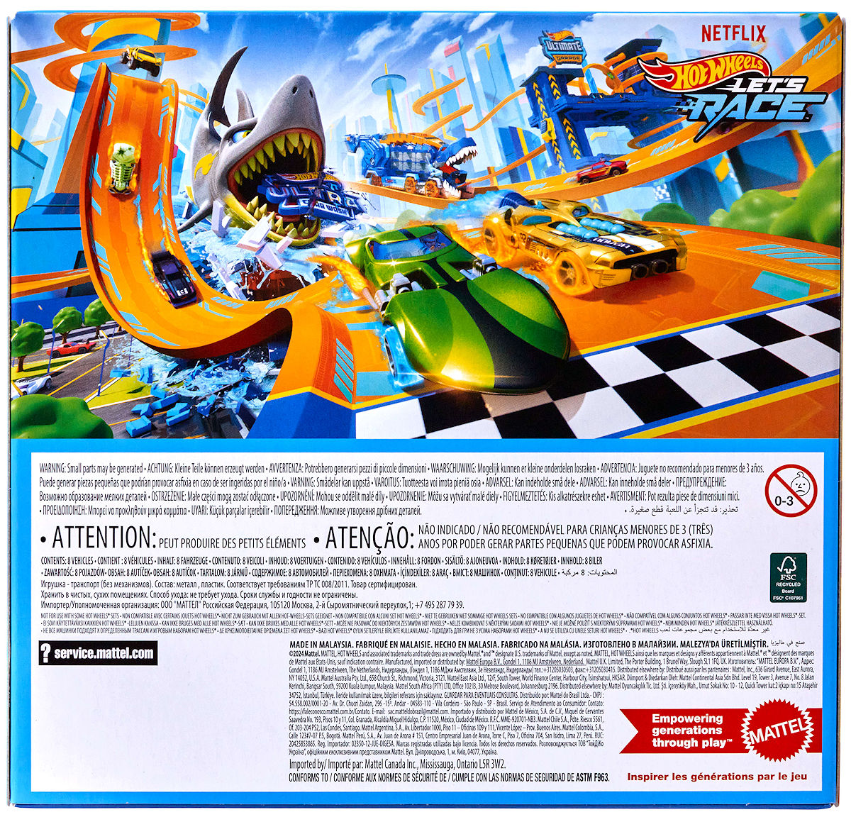 Hot Wheels Let's Race 8-Pack