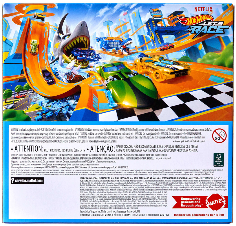 Hot Wheels Let's Race 8-Pack