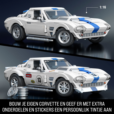 Mattel Brick Shop Hot Wheels Corvette Grand Sport