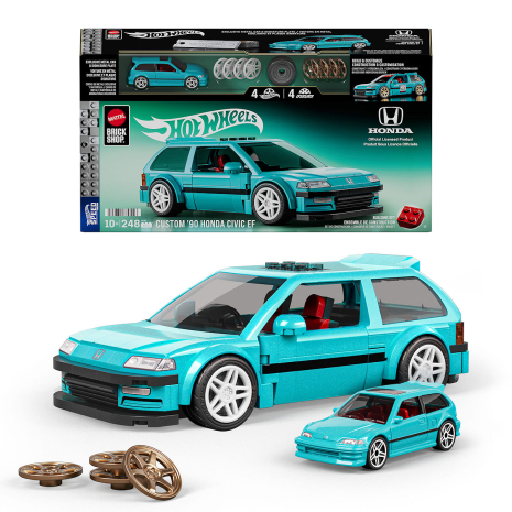 Mattel Brick Shop Hot Wheels Custom '90 Honda Civic EF