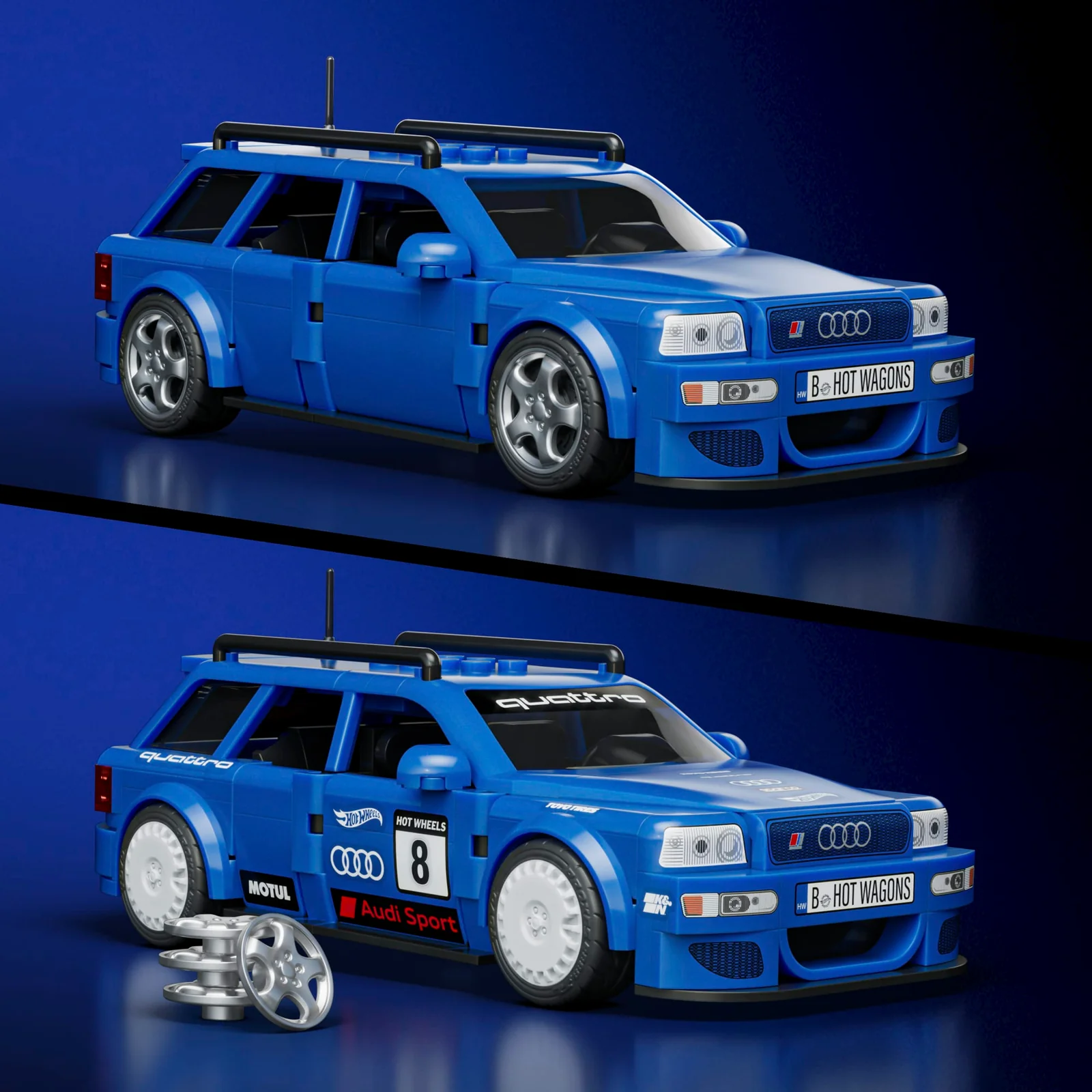Mattel Brick Shop Hot Wheels '94 Audi Avant RS2