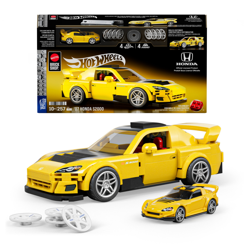Mattel Brick Shop Hot Wheels Custom '07 Honda S2000