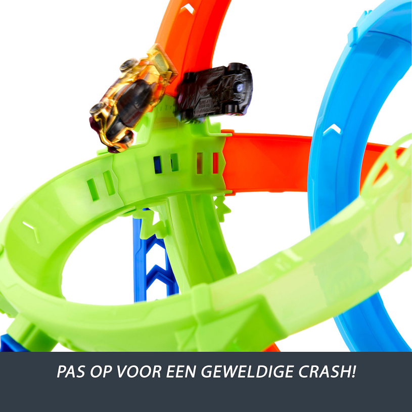 Hot Wheels Stunt Track Snelle Lanceringscycloon