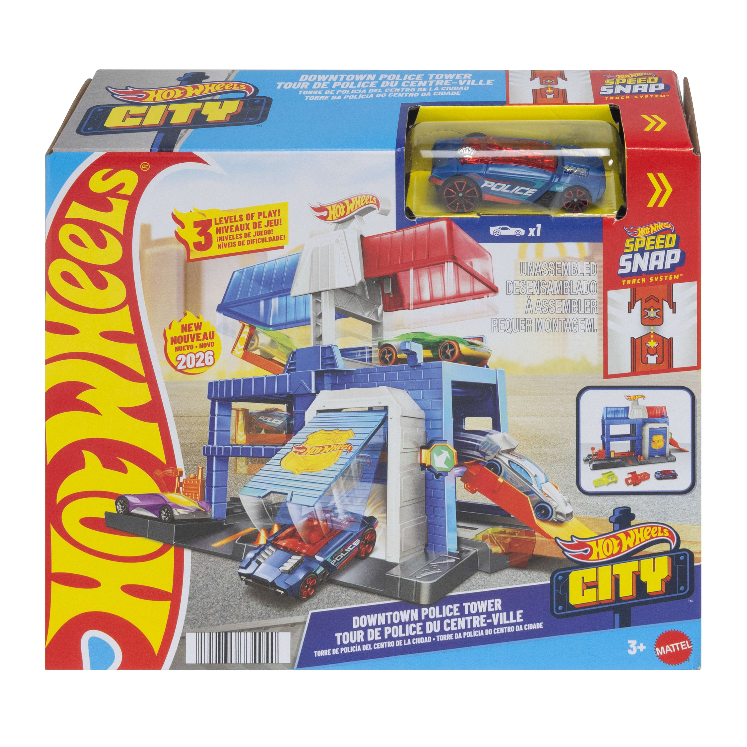 Hot Wheels City Centrum Politietoren