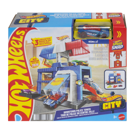 Hot Wheels City Centrum Politietoren