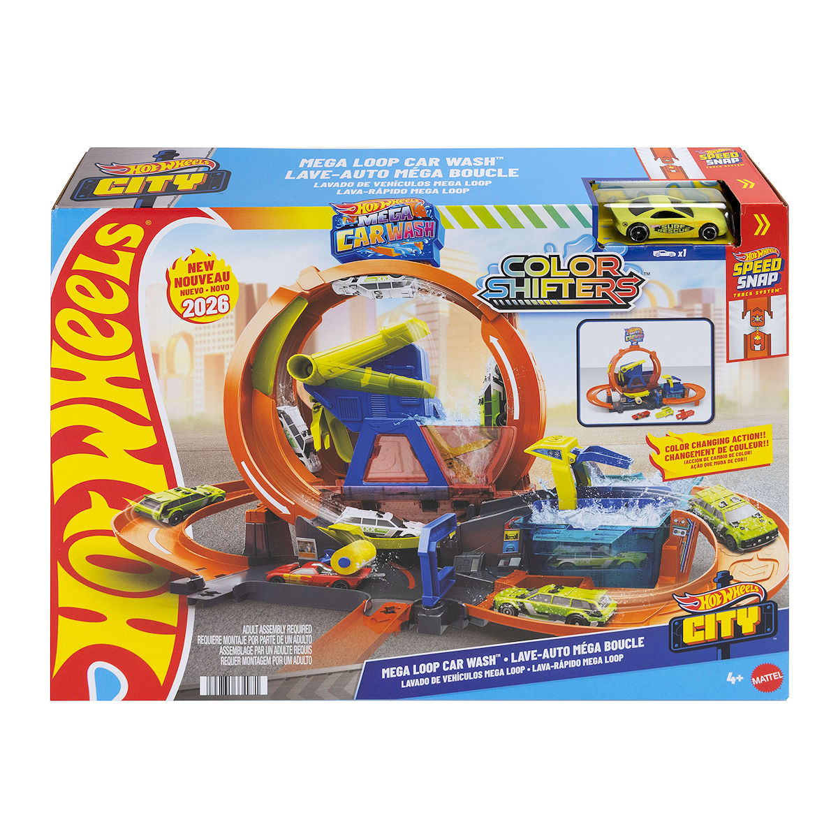 ot Wheels City Mega Autowasserette