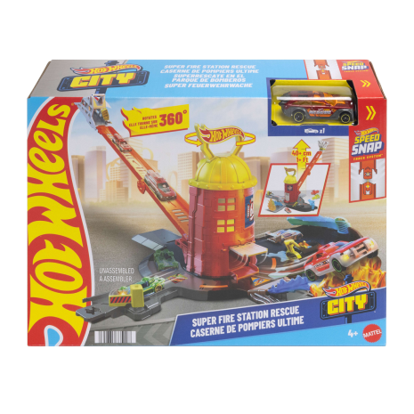 Hot Wheels City Superredding Brandweerkazerne
