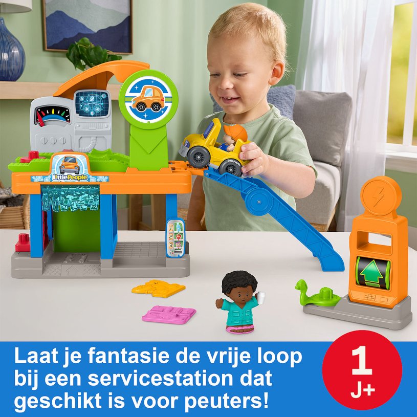 Fisher-Price - Little People Tankplezier Benzinestation