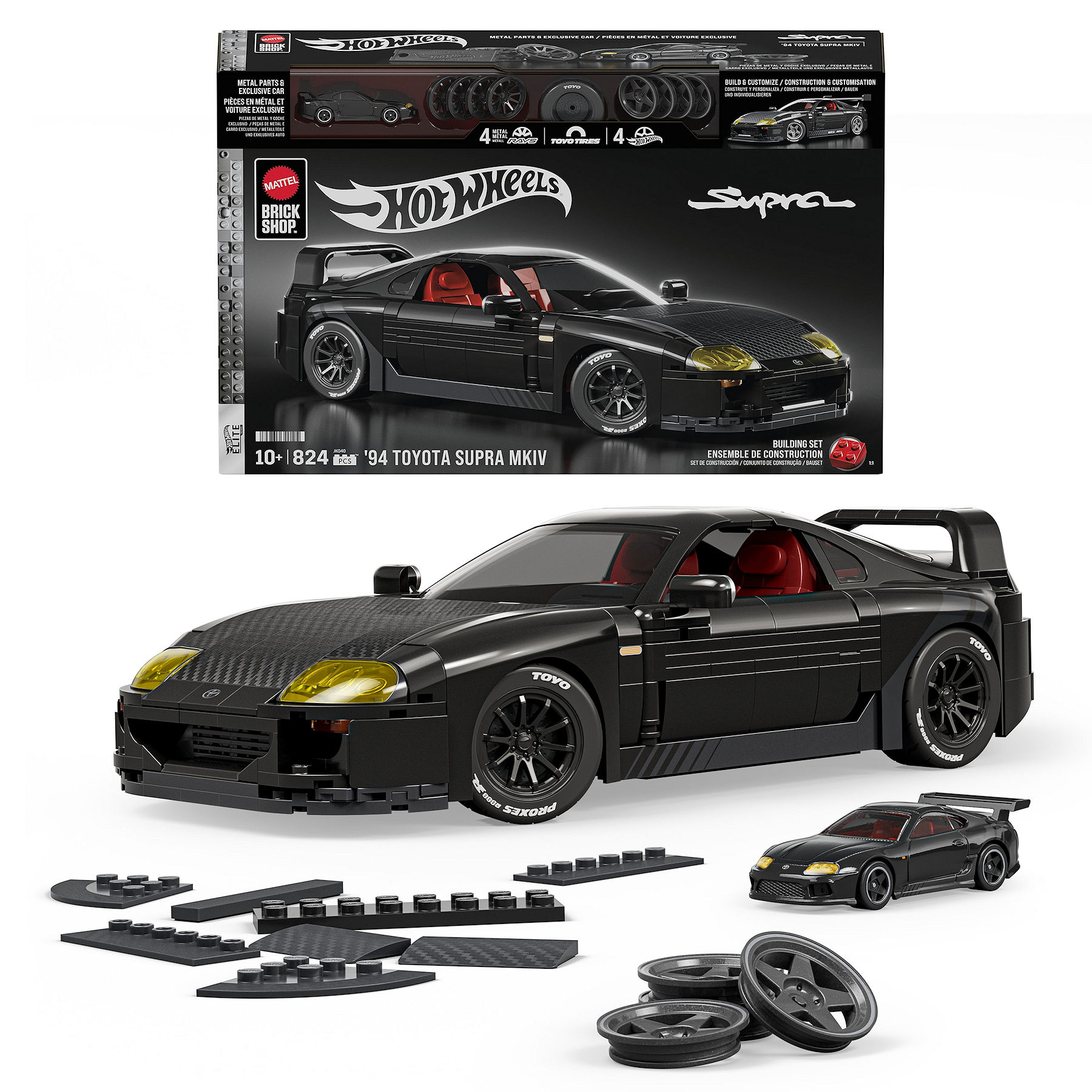 Mattel Brick Shop Hot Wheels '94 Toyota Supra MKIV