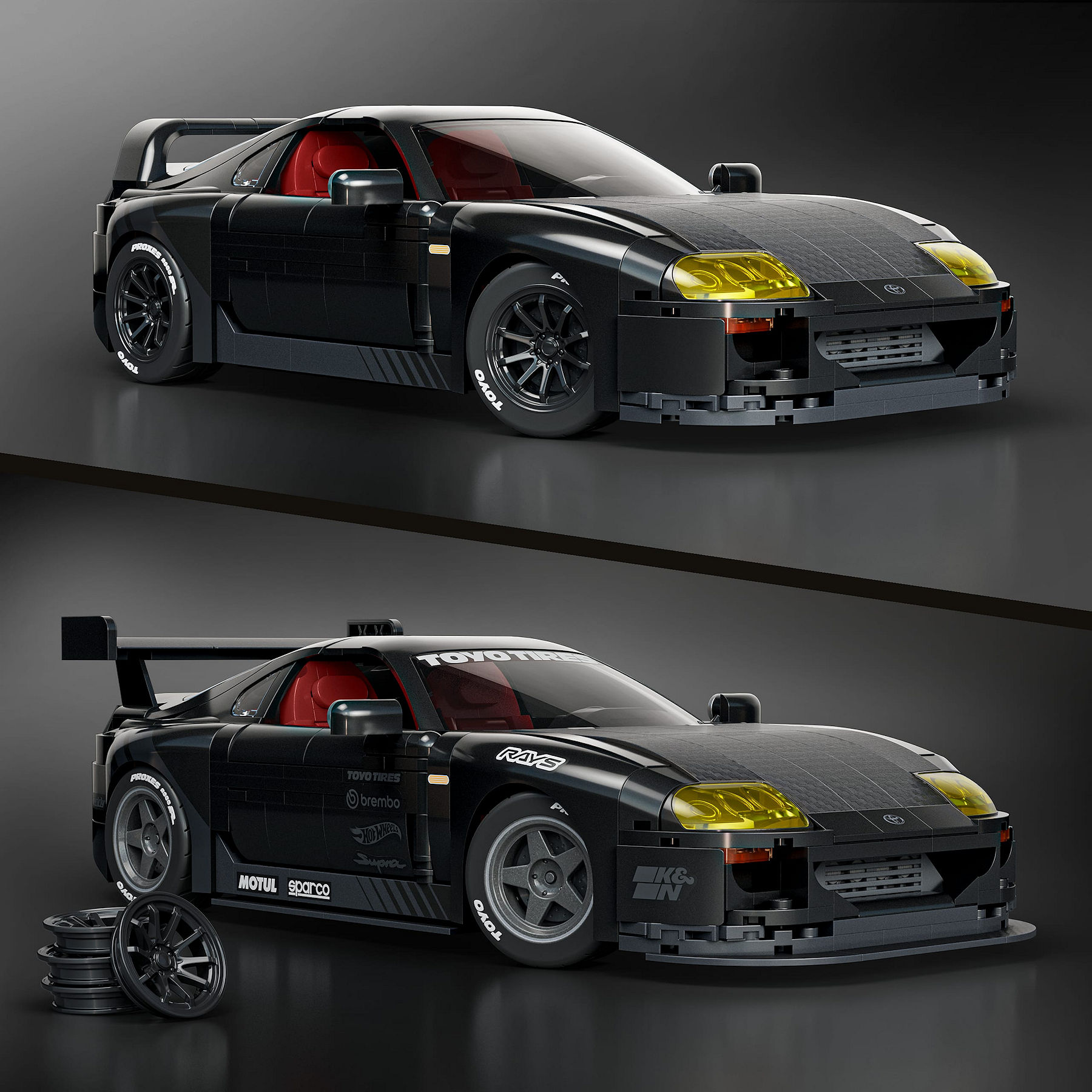 Mattel Brick Shop Hot Wheels '94 Toyota Supra MKIV