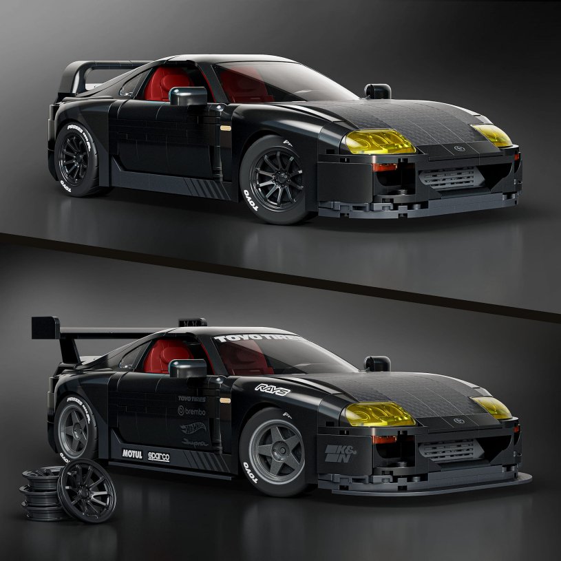 Mattel Brick Shop Hot Wheels '94 Toyota Supra MKIV