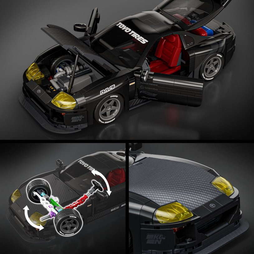 Mattel Brick Shop Hot Wheels '94 Toyota Supra MKIV