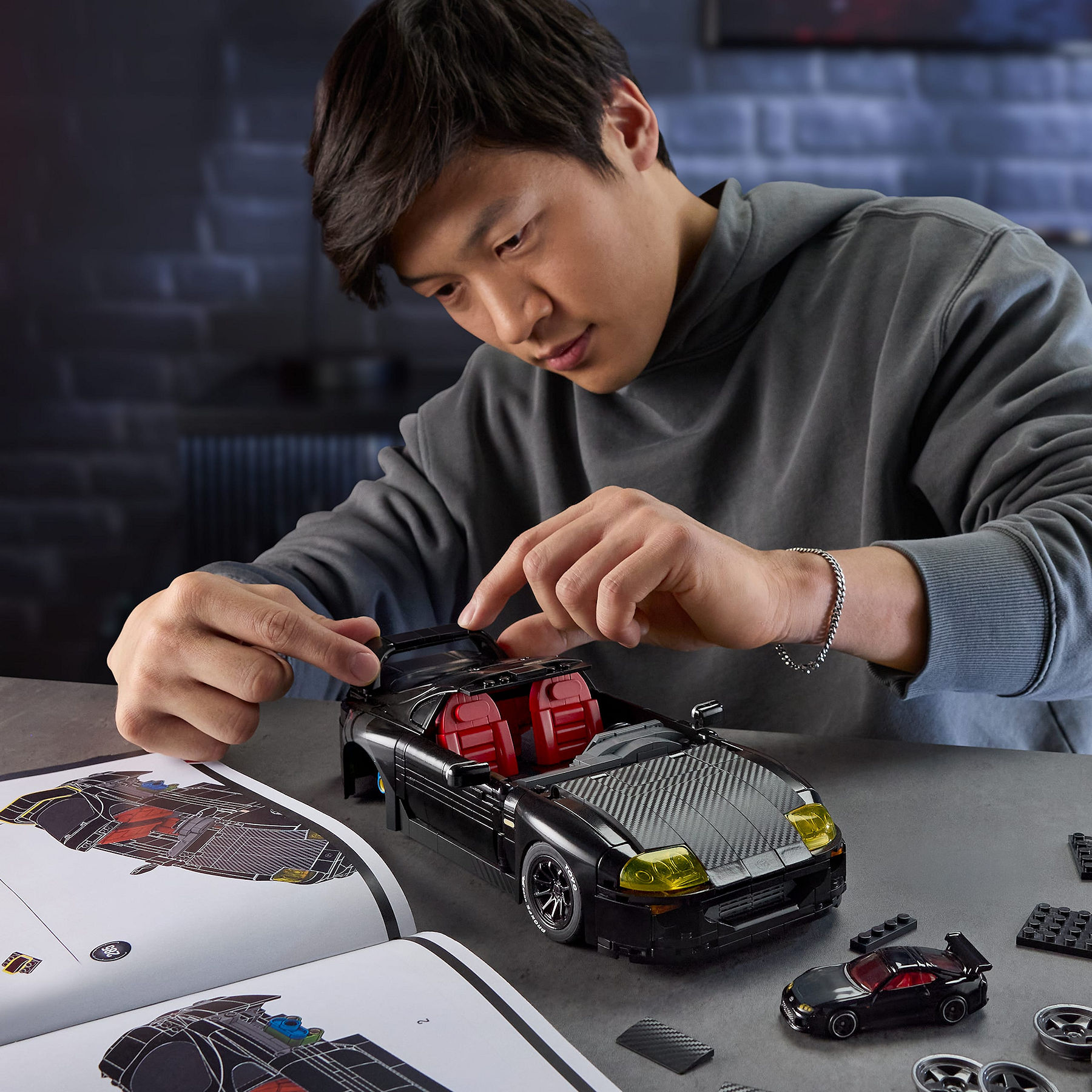 Mattel Brick Shop Hot Wheels '94 Toyota Supra MKIV