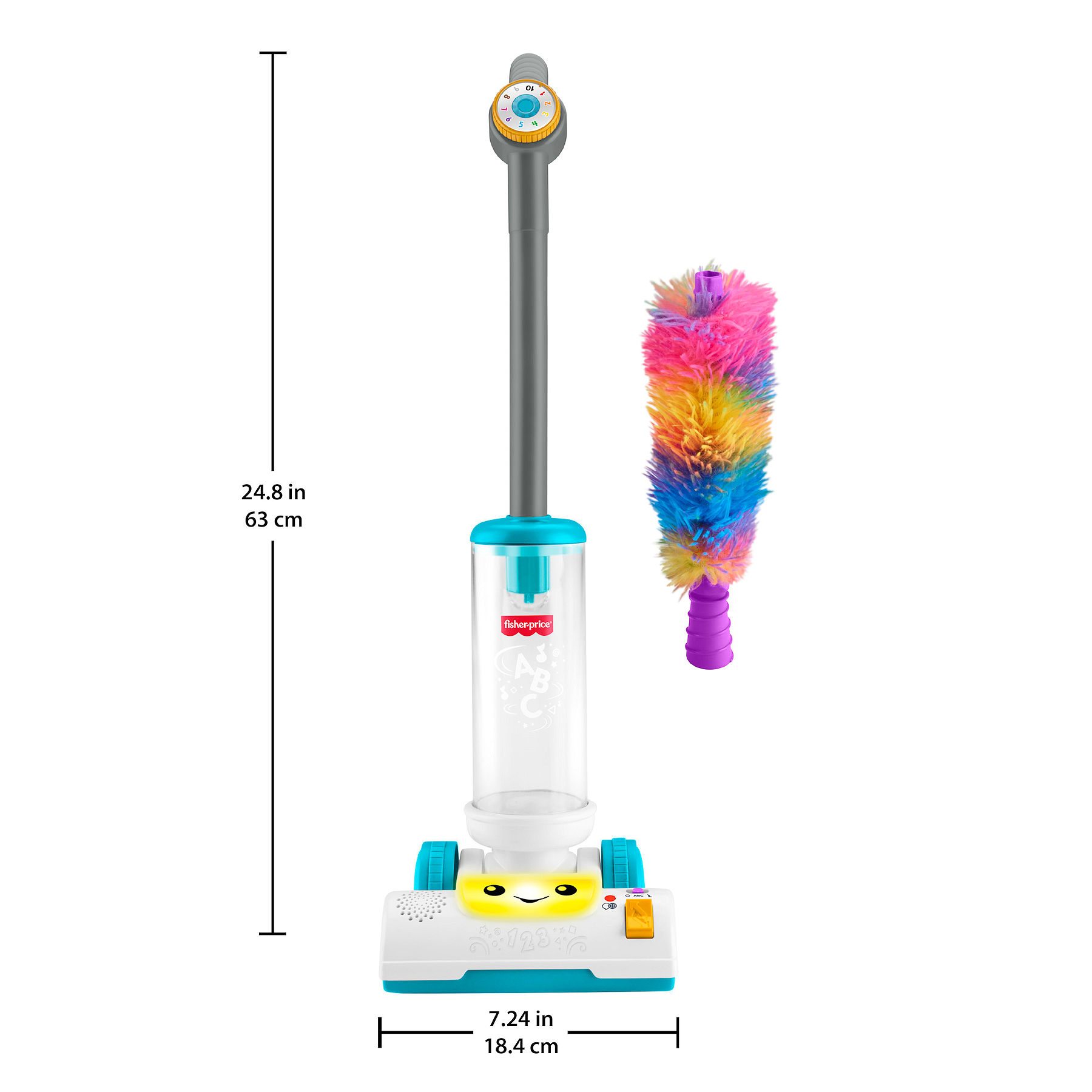 Fisher Price Leerplezier 2-in-1 stofzuiger,