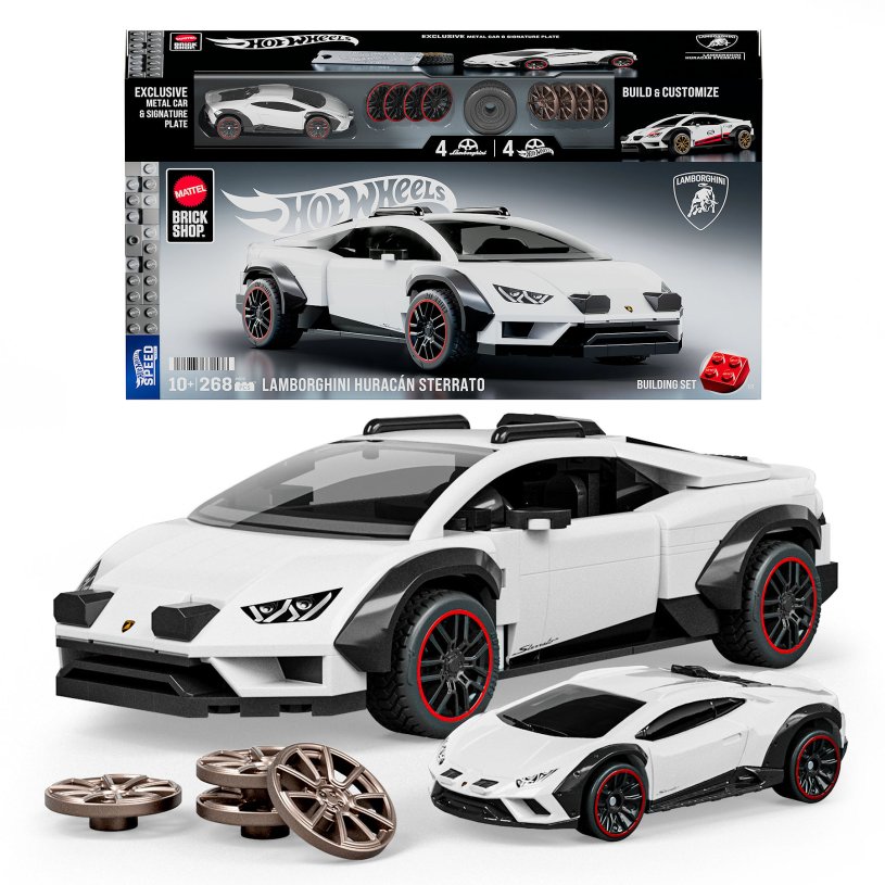 Mattel Brick Shop Hot Wheels Lamborghini Huracan Sterrato