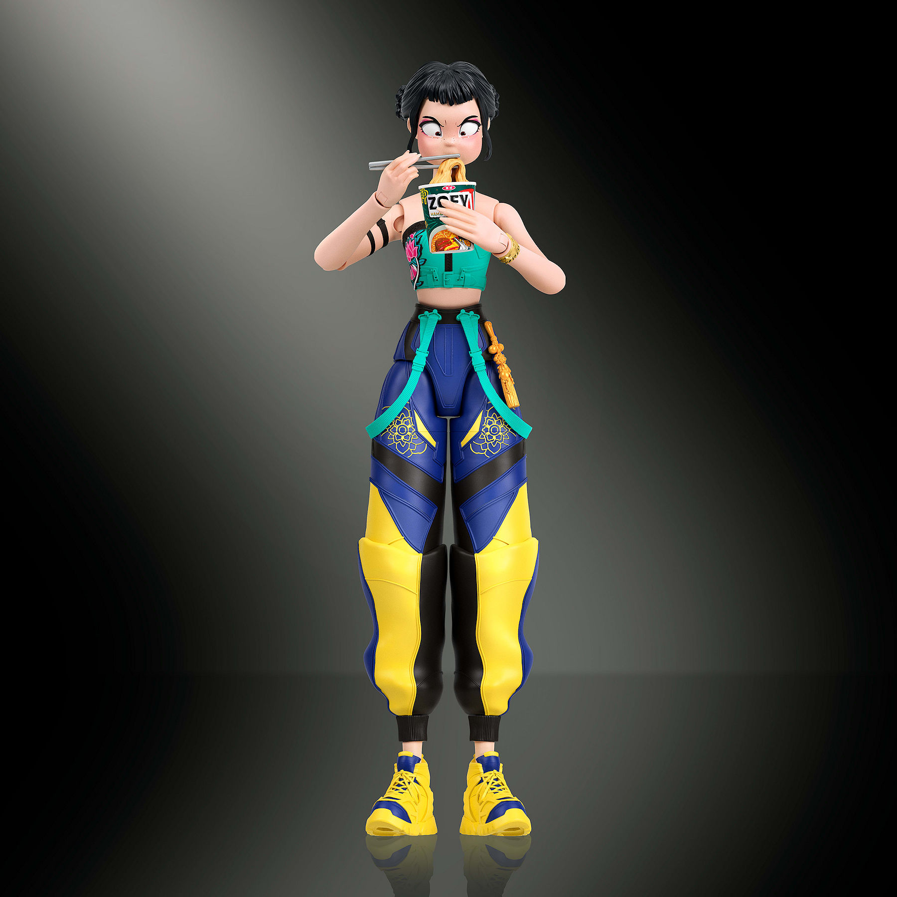K-Pop Demon Hunters pop - Zoey
