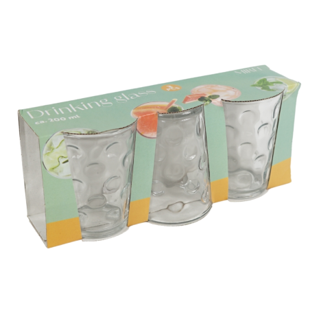 Drinkglas Mirel 200ml set van 3 stuks