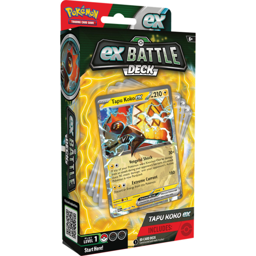 POK TCG ex Battle Decks - Iron Leaves / Tapu Koko