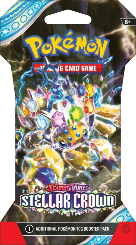 Pokemon TCG SV07 Stellar Crown Sleeved Booster