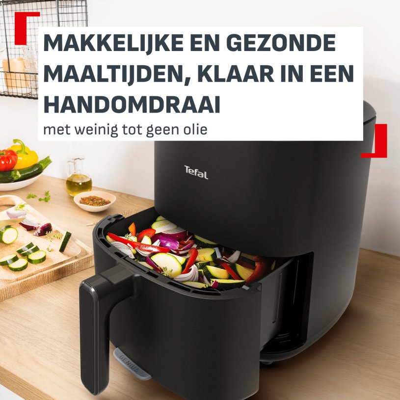 Tefal Airfryer Easy Fry Max Genius 5L - Zwart