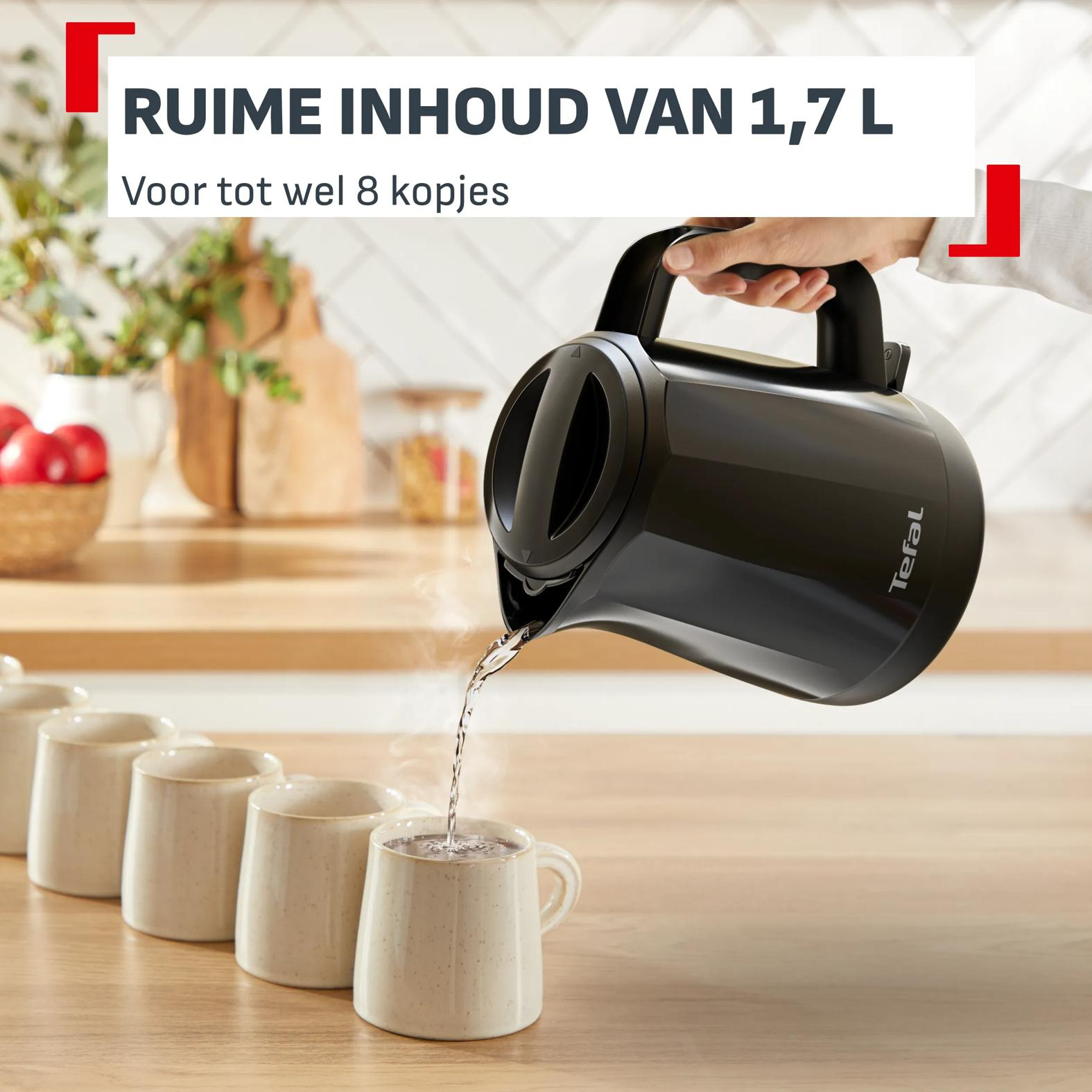 Tefal Express Waterkoker 1,7L - zwart