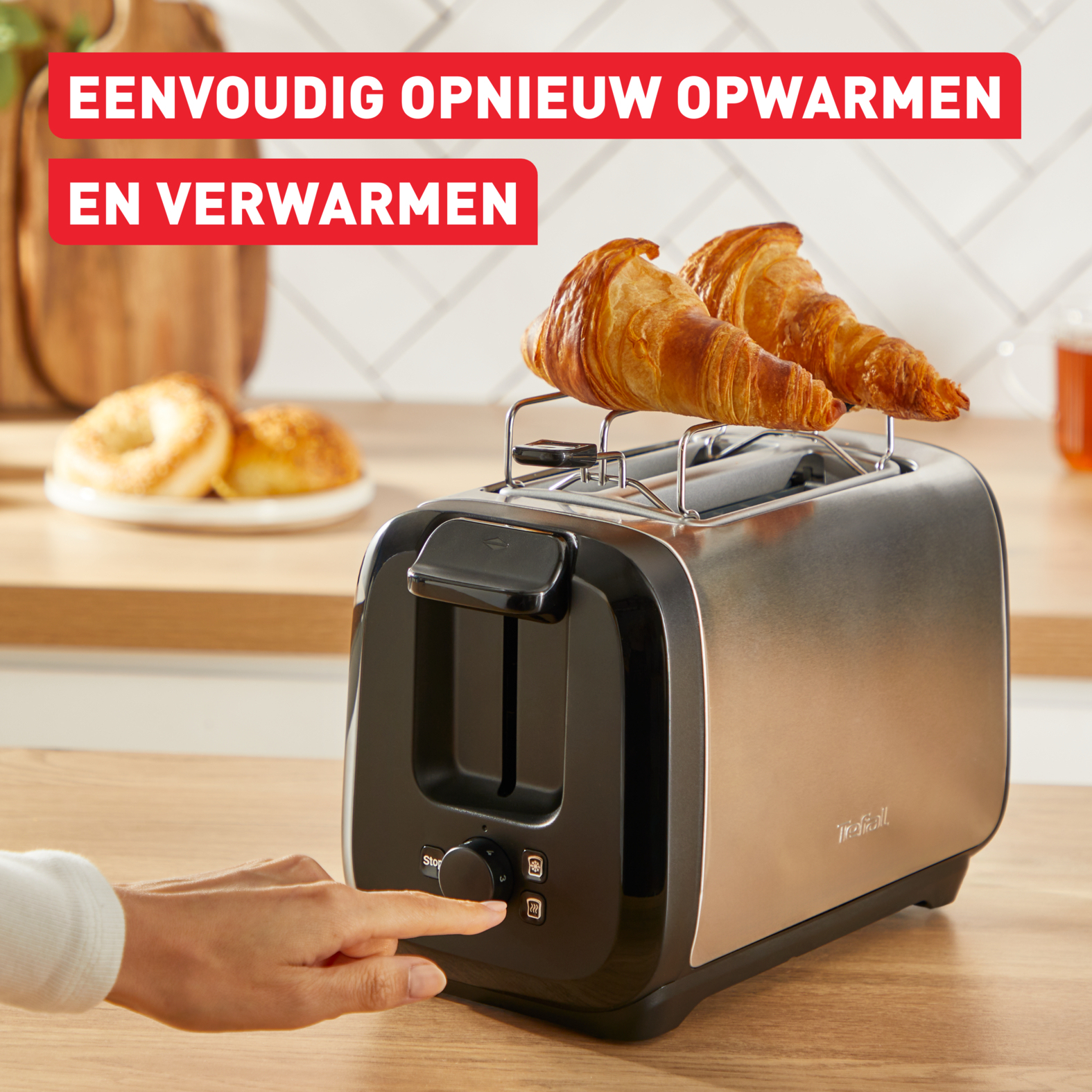 Tefal Subito RVS Broodrooster